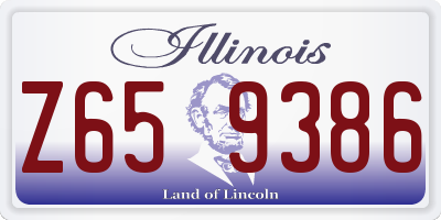 IL license plate Z659386