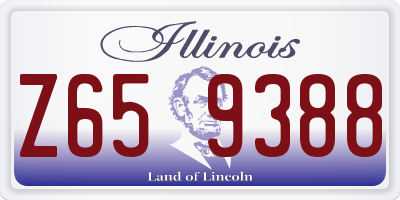IL license plate Z659388