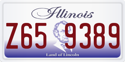 IL license plate Z659389