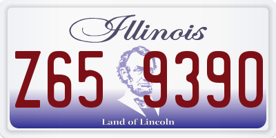 IL license plate Z659390