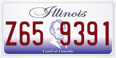 IL license plate Z659391