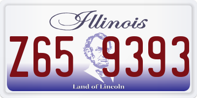 IL license plate Z659393