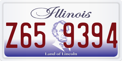 IL license plate Z659394