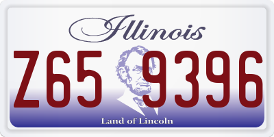IL license plate Z659396