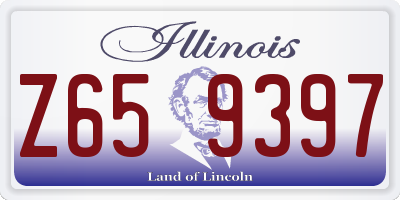 IL license plate Z659397