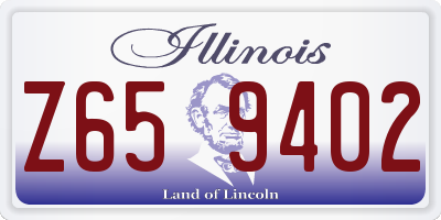 IL license plate Z659402