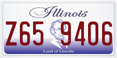 IL license plate Z659406