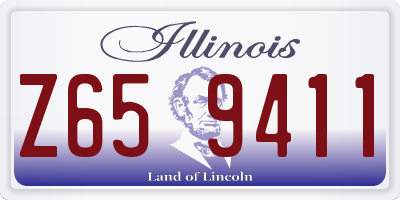 IL license plate Z659411