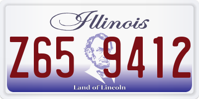IL license plate Z659412