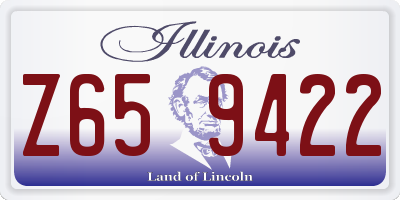 IL license plate Z659422
