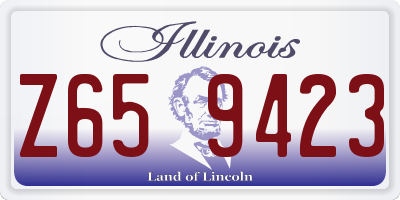 IL license plate Z659423