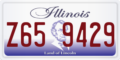 IL license plate Z659429