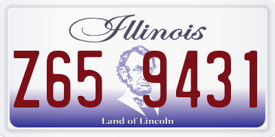 IL license plate Z659431