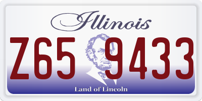 IL license plate Z659433