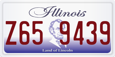 IL license plate Z659439