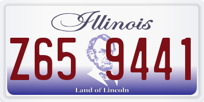 IL license plate Z659441