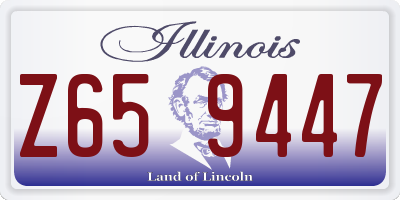 IL license plate Z659447