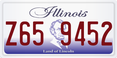 IL license plate Z659452