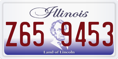 IL license plate Z659453