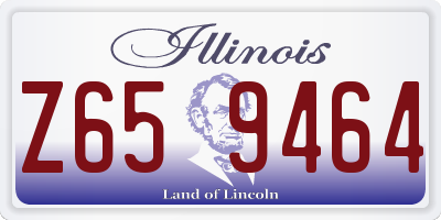 IL license plate Z659464
