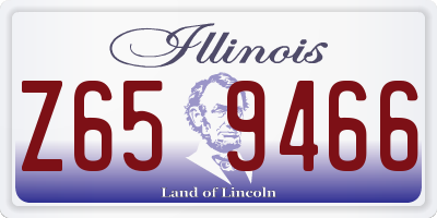 IL license plate Z659466