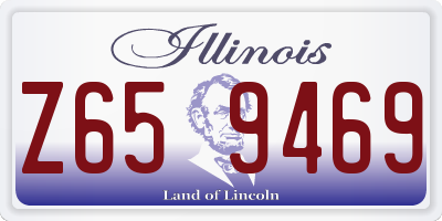 IL license plate Z659469