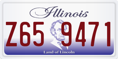 IL license plate Z659471