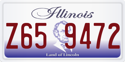 IL license plate Z659472