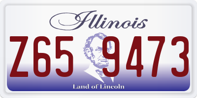 IL license plate Z659473