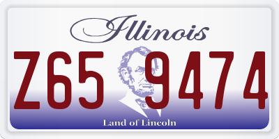 IL license plate Z659474