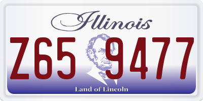 IL license plate Z659477