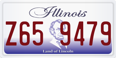 IL license plate Z659479