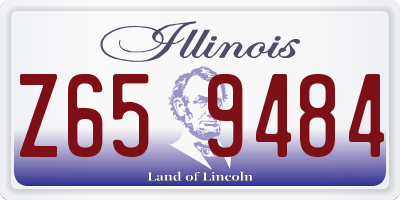 IL license plate Z659484