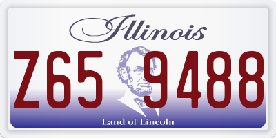 IL license plate Z659488
