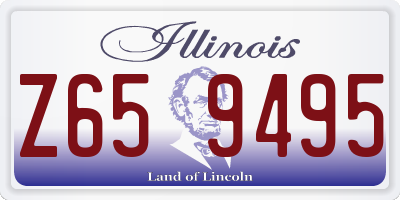 IL license plate Z659495