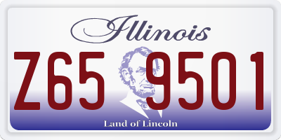 IL license plate Z659501
