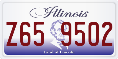IL license plate Z659502
