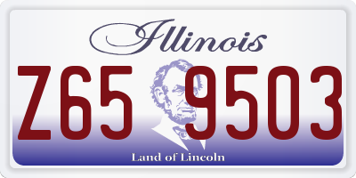 IL license plate Z659503