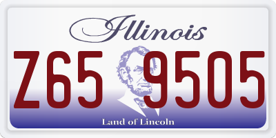 IL license plate Z659505