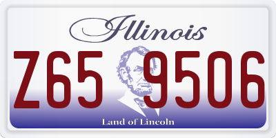 IL license plate Z659506
