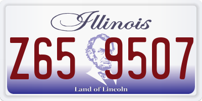 IL license plate Z659507
