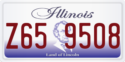 IL license plate Z659508