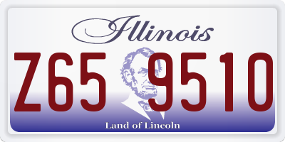 IL license plate Z659510