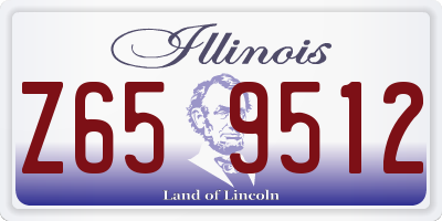 IL license plate Z659512