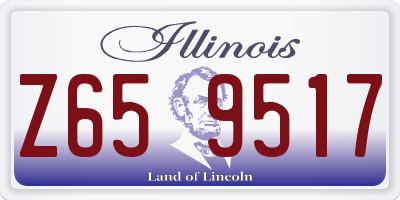 IL license plate Z659517