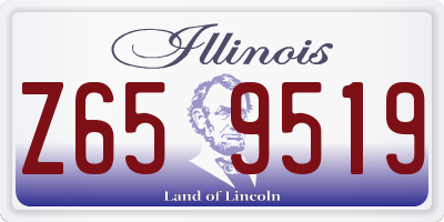 IL license plate Z659519