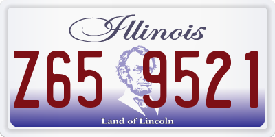 IL license plate Z659521