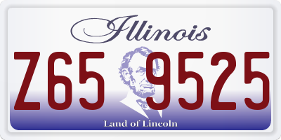 IL license plate Z659525
