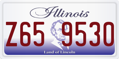 IL license plate Z659530