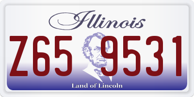 IL license plate Z659531